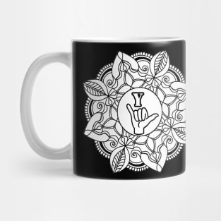 The letter "Y" of American Sign Language - Gift Mug